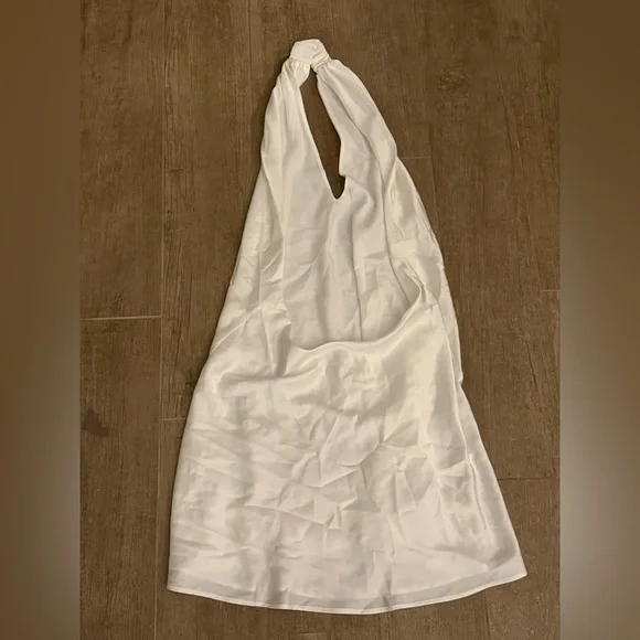 Show Me Your MuMu White Mini Halter Dress - Picture 6 of 7